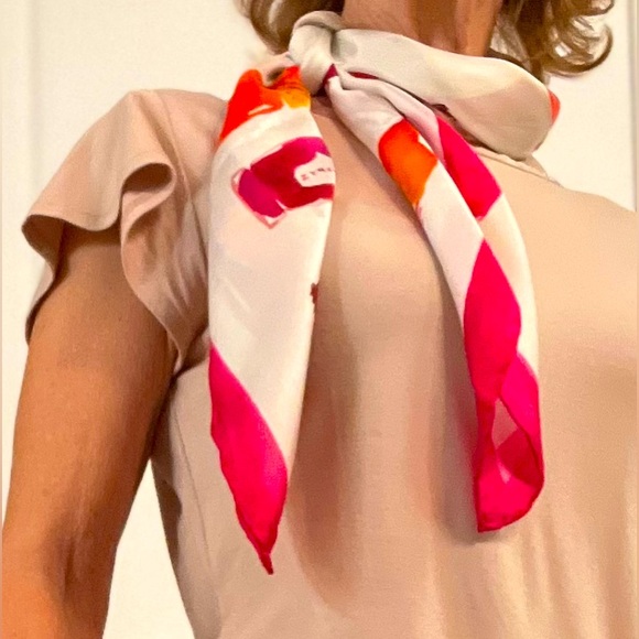 Kate Spade Accessories - Kate Spade 100% silk scarf! Beautiful and colorful 34” x 34” EUC